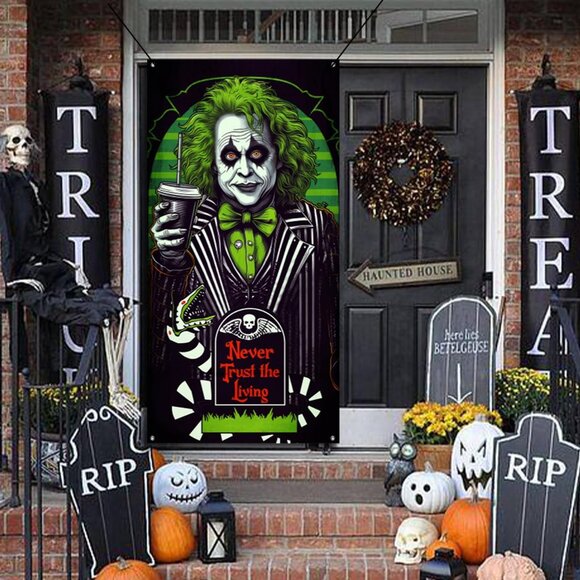 Beetlejuice -Halloween Door Cover Decor - Picture 4 of 4